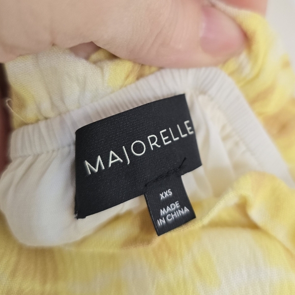 Majorelle Revolve Baker Mini Sun Dress in Yellow Tie Dye XXS Sundress - Picture 8 of 12